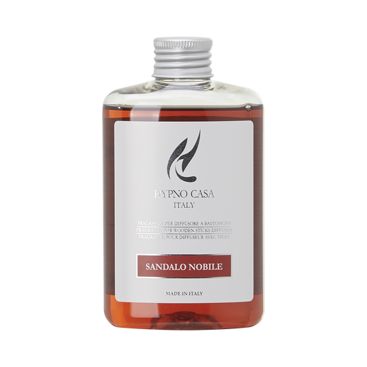 DIFFUSORE DI FRAGRANZA CON FIORE SANDALO NOBILE HYPNO CASA | in vaso di vetro | varie misure