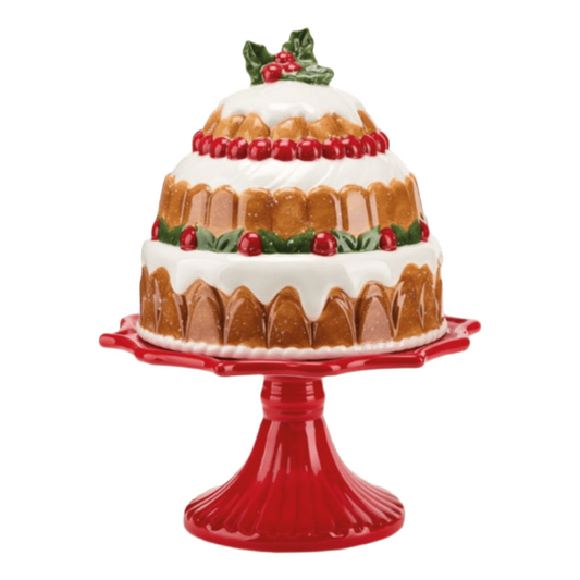 ALZATA SANTA CLAUS FADE MAISON | in ceramica | Ø23x21cm