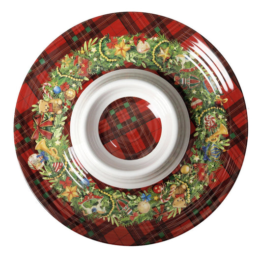 ANTIPASTIERA CHRISTMAS BRANDANI | in melamina | 36.5cm