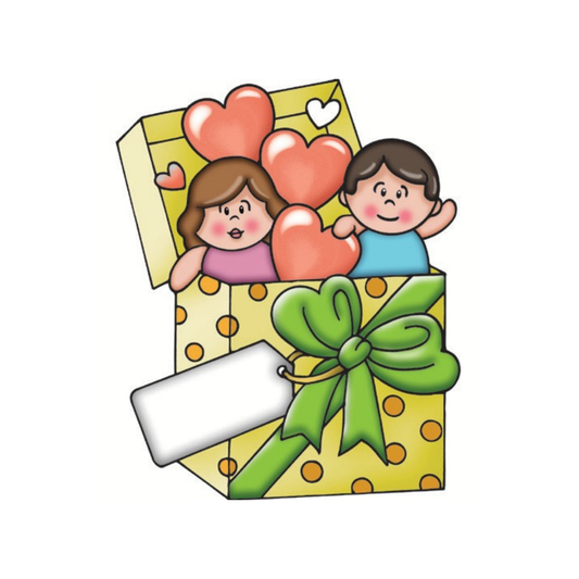 APPENDINO MOOD "PACCO REGALO" ESTEGO - in resina pennarello incluso | Adele Chérie