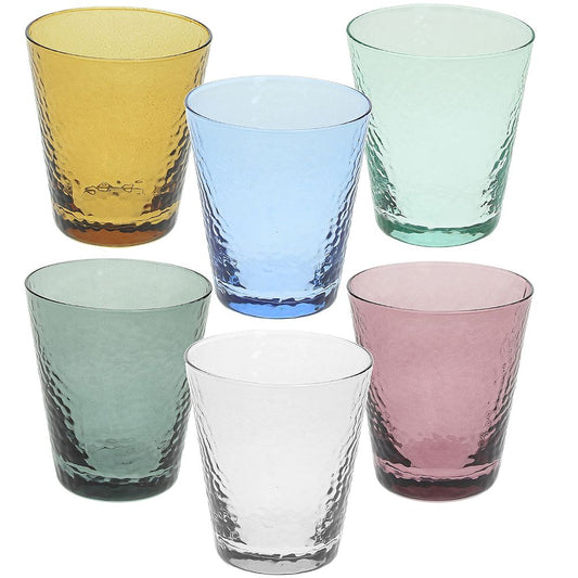 BICCHIERI ALICE ANDREA FONTEBASSO | in vetro vari colori | 6pz