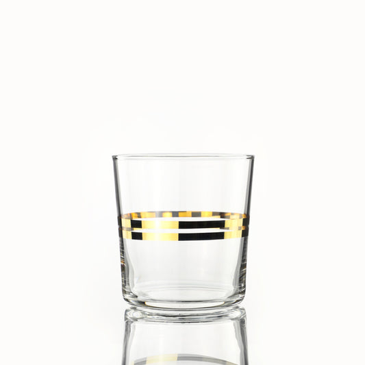 BICCHIERI AURA GOLD MIX WEISSESTAL | in vetro | 6pz