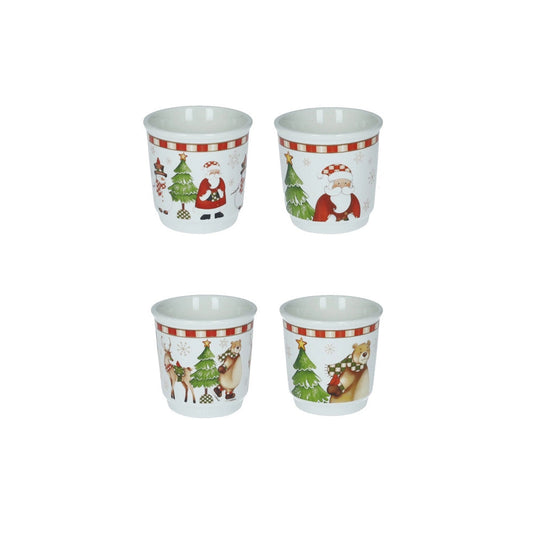 BICCHIERINI RACCONTI BRANDANI | in new bone china | 4pz
