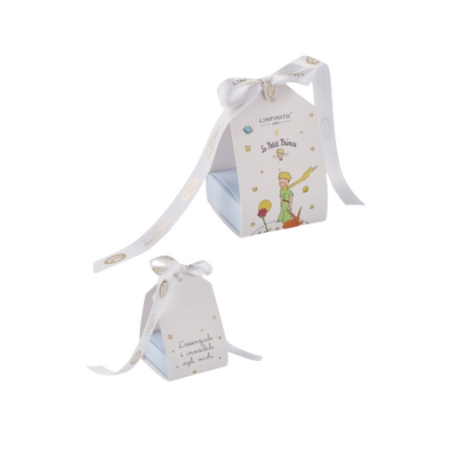 BOX PORTACONFETTI IL PICCOLO PRINCIPE L'INFINITO BOMBONIERE | 7x7x10cm