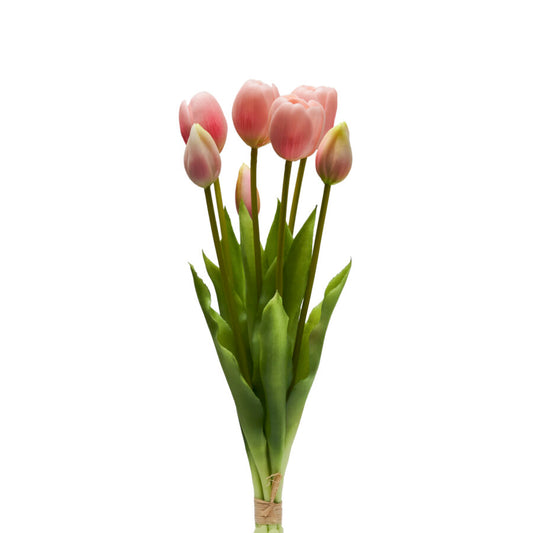 BUNDLE TULIPANO HENRIETTE | mazzetto con 7 fiori vari colori | 39cm