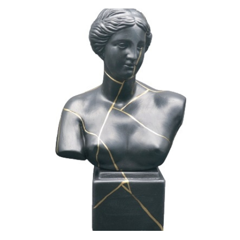 BUSTO VENERE GIAPPO SBORDONE PORCELLANE | in porcellana Capodimonte | 20x30cm