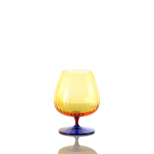 CALICE COGNAC JOY WEISSESTAL | in vetro vari colori | 2pz