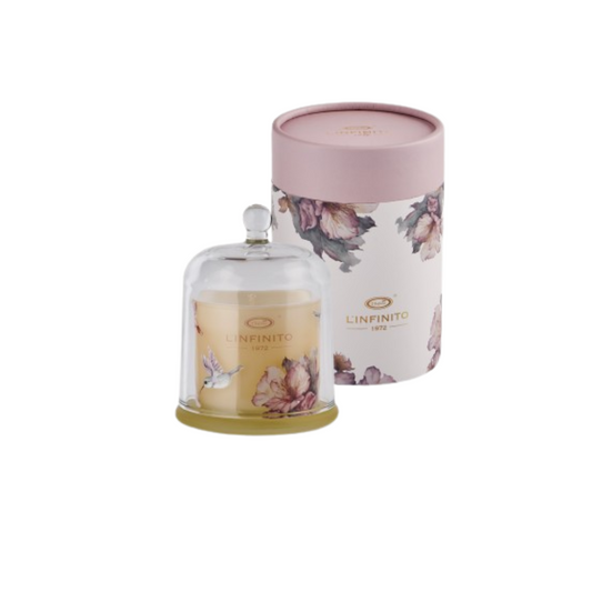 CANDELA COLIBRÌ L'INFINITO BOMBONIERE | in vetro | Ø9x11cm