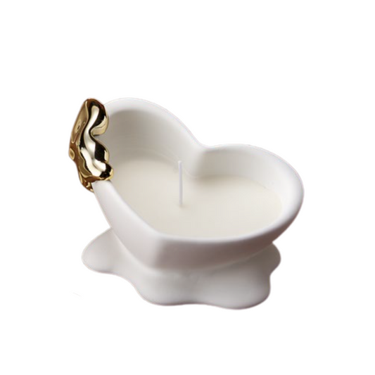 CANDELA CUORE GOCCIA GIOVINARTE | in ceramica | 13cm