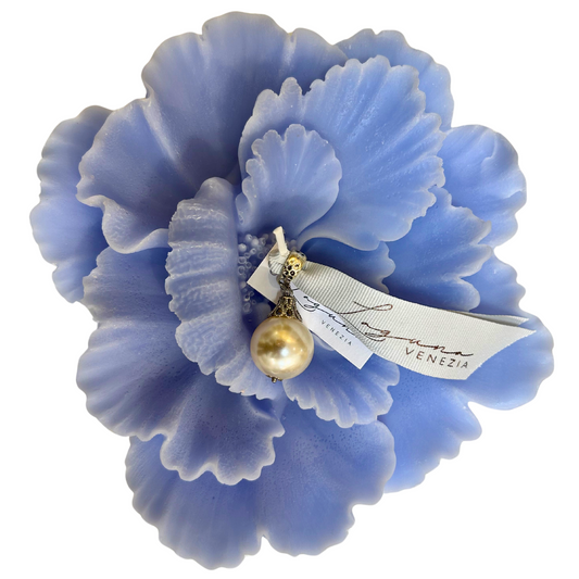 CANDELA GAROFANO CON PERLA LAGUNA VENEZIA | vari colori | varie misure