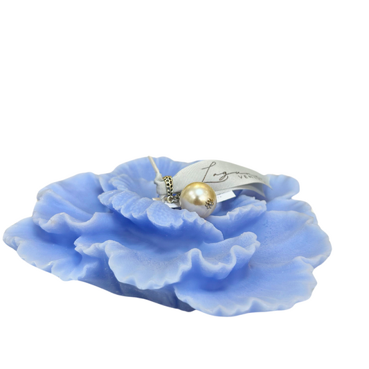 CANDELA GAROFANO CON PERLA LAGUNA VENEZIA | vari colori | varie misure