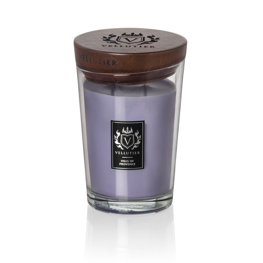 CANDELA HILLS OF PROVENCE VELLUTIER | in vaso di vetro | varie misure