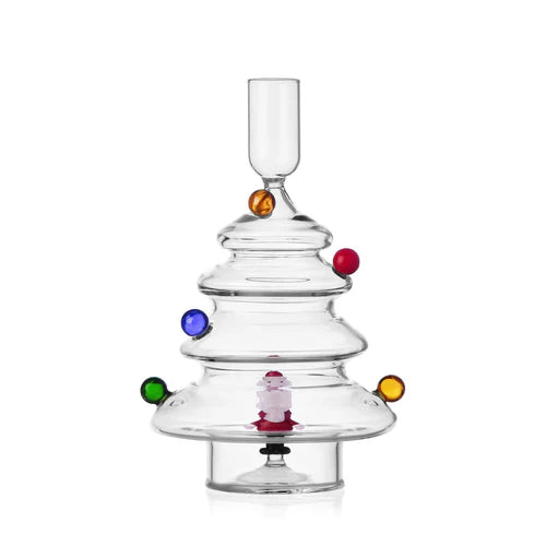 CANDELIERE BABBO NATALE ICHENDORF MILANO | in vetro