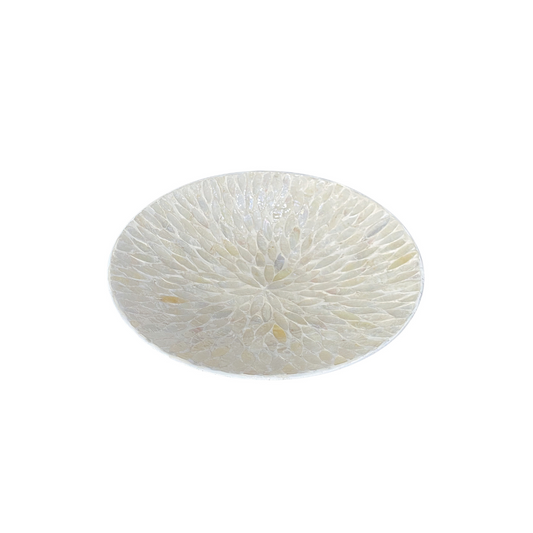 CENTROTAVOLA PETALI AMBIENTI GLAMOUR | in ceramica | 36x6cm