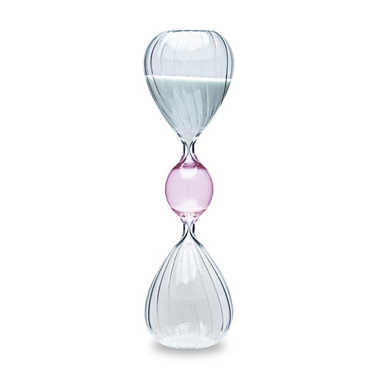 CLESSIDRA BICOLORE HENRIETTE | in vetro colorato vari colori | Ø10x31cm