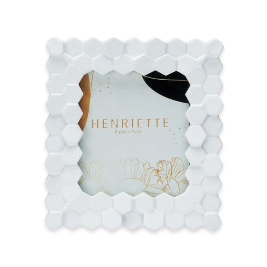 CORNICE ESAGONI HENRIETTE | in resina | 13x12cm