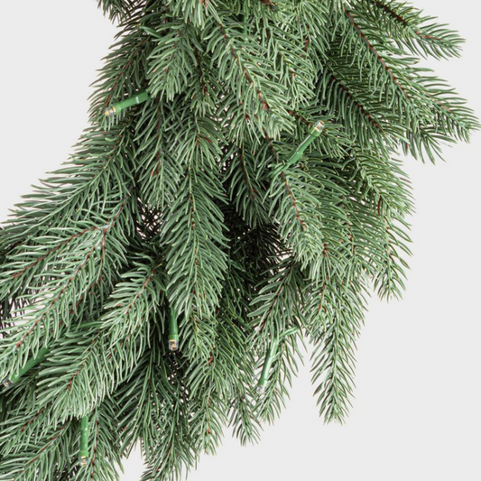 CORONA MUIR BIZZOTTO | in pino verde con microled | Ø60cm