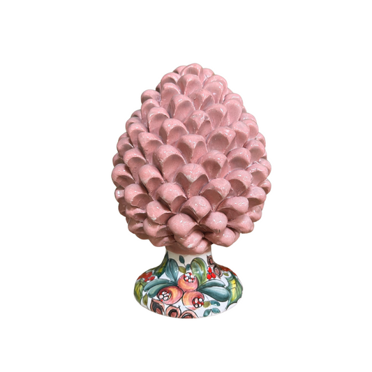 COSTANZA AGRIFOGLIO | Pigna con piede decorato | varie misure