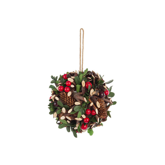 DECORAZIONE ELOISE BIZZOTTO |con bacche | 13,5cm