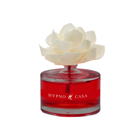DIFFUSORE DI FRAGRANZA CON FIORE MELOGRANO HYPNO CASA | in vaso di vetro | varie misure