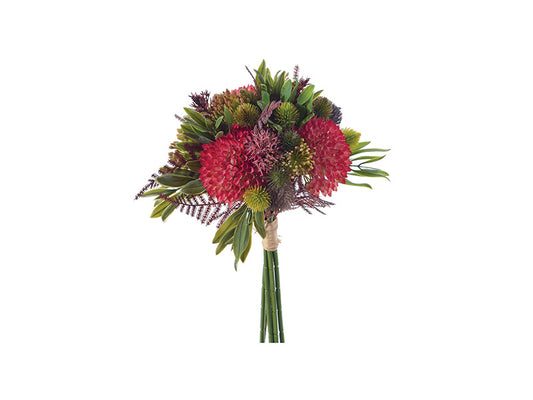 BUNDLE COMPLEMENTI MIX BRUCO | mazzetto con 5 fiori | 35cm