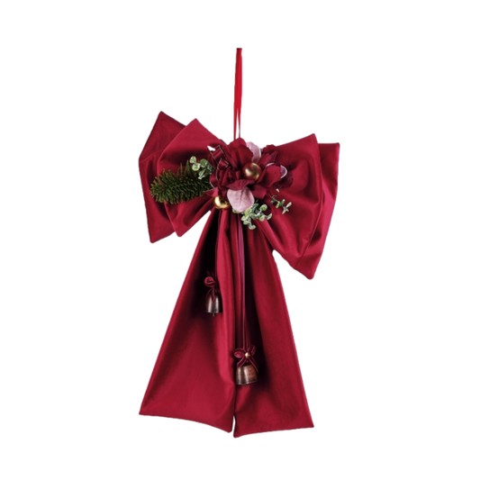 FIOCCO BORDEAUX L'INFINITO BOMBONIERE | in velluto | 30x45cm