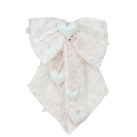 FIOCCO NASCITA FARFALLE L'INFINITO BOMBONIERE | in tessuto | 30x50cm