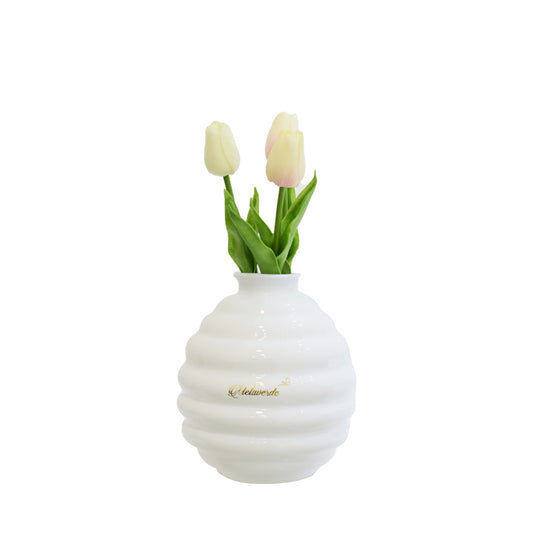 VASO NICOLE MELAVERDE | in vetro vari colori | 17cm