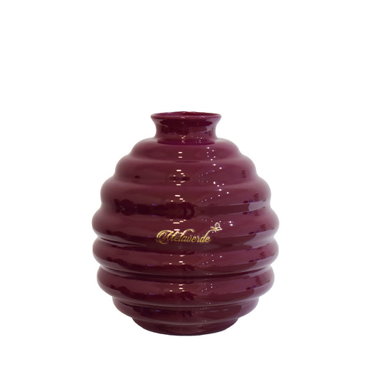 VASO NICOLE MELAVERDE | in vetro vari colori | 17cm