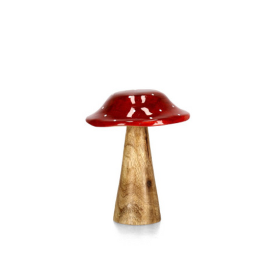 FUNGO JASPER STAND BIZZOTTO | in legno di mango | Ø12x15cm