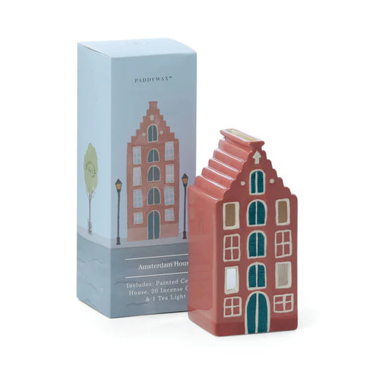 INCENSE HOUSES AMSTERDAM HOUSE PADDYWAX | con incenso e tealight