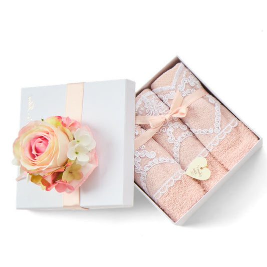 SET LAVETTE SARA'S IDEA | con ricamo sartoriale | 3pz