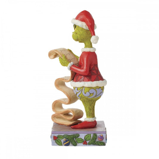 LISTA DEI BUONI/CATTIVI DEL GRINCH DISNEY | in resina | 10x10x22cm