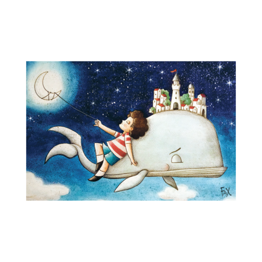 MAGNETE VERSO L'INFINITO ESTEGO | in legno | 5,5x8cm