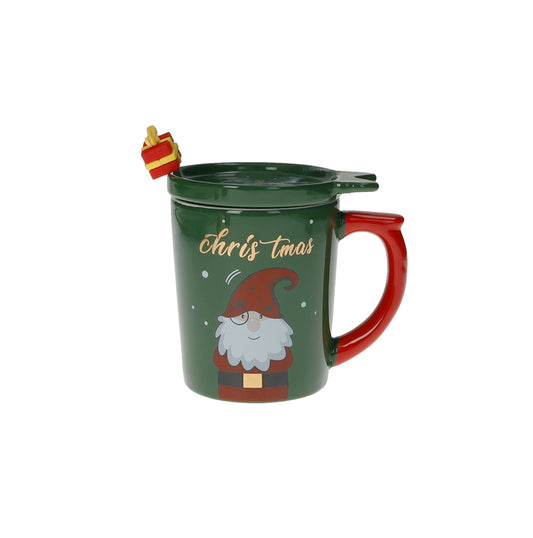 MUG CON CUCCHIAINO CHRISTMAS BRANDANI | in new bone china vari colori
