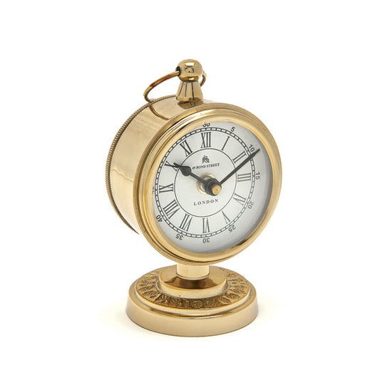 OROLOGIO DA TAVOLO LOCK BRUCO | in metallo | Ø13x15cm