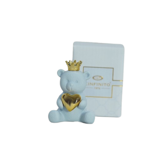 ORSETTO L'INFINITO BOMBONIERE | in porcellana | 6x6x8cm