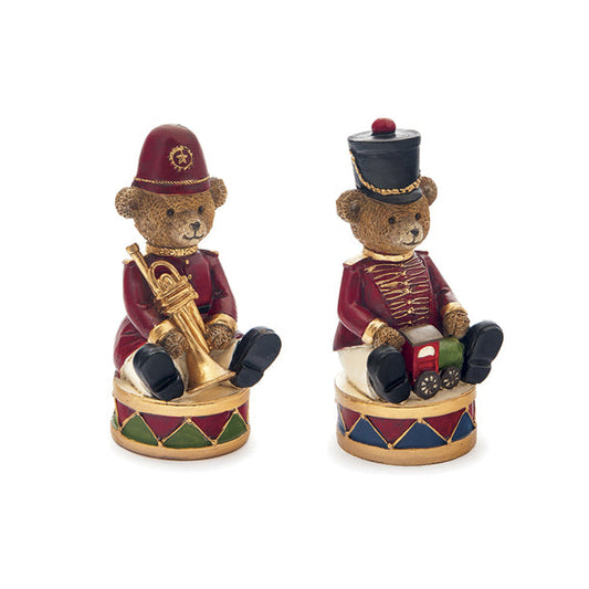 ORSETTO MUSICISTA BRUCO | in resina | 8x15cm