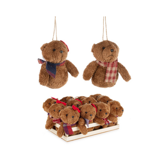 PENDAGLIO GEORGIA ORSO BIZZOTTO | poliestere 99%, plastica 1% | 25x15x13cm