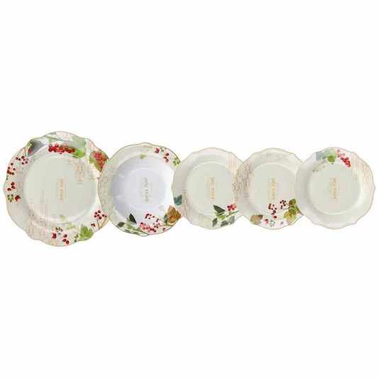 SERVIZIO PIATTI RIBES ANDREA FONTEBASSO | in porcellana | 18pz