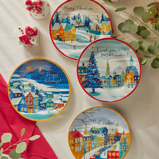 PIATTO PANETTONE LAPPONIA ANDREA FONTEBASSO | in porcellana | Ø31cm