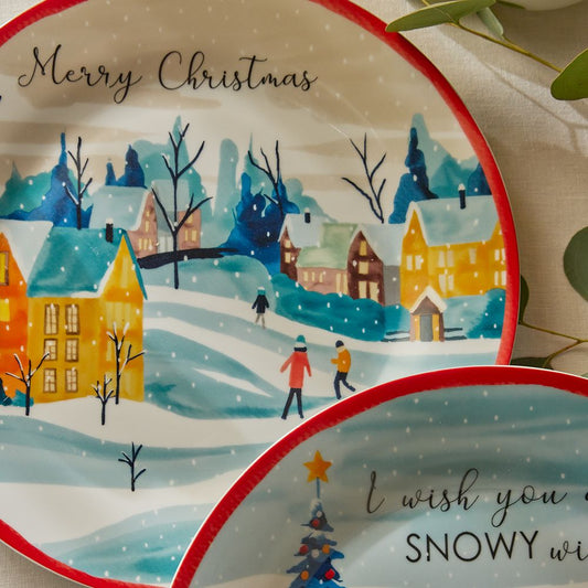 PIATTO PANETTONE LAPPONIA ANDREA FONTEBASSO | in porcellana | Ø31cm