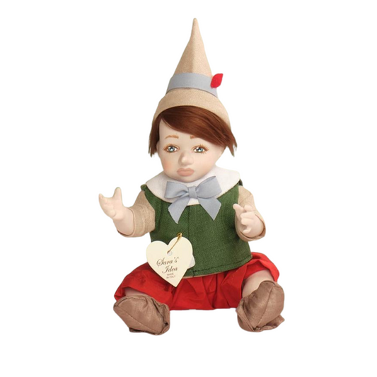 PINOCCHIO FIABE DOLLS SARA'S IDEA | in porcellana | 14x16cm