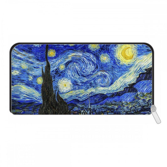 PORTAFOGLIO NOTTE STELLATA ENESCO | collezione Van Gogh | 19x10cm