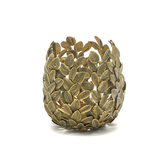 PORTA TEA-LIGHT BRUCO | in metallo | 12x13cm