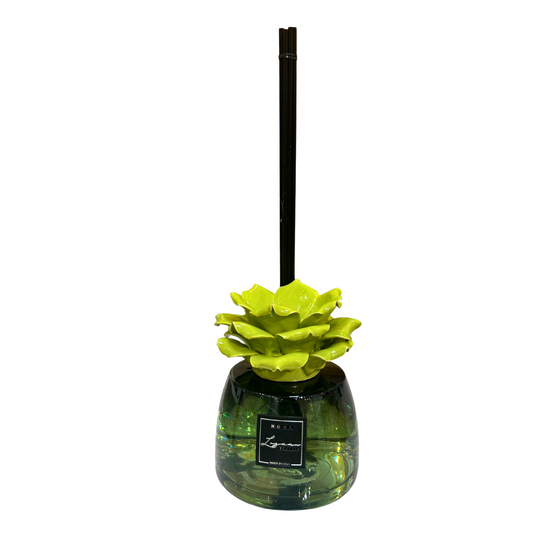PROFUMATORE CON FIORE LAGUNA VENEZIA | in porcellana varie fragranze | 500ml