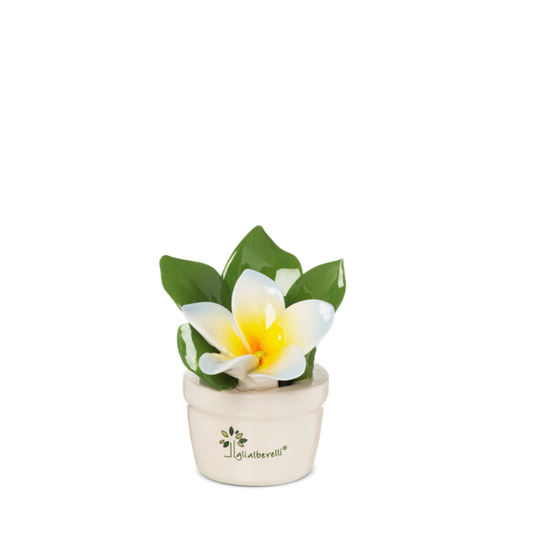 PROFUMINA FRANGIPANE GLI ALBERELLI | in ceramica di Capodimonte vari colori | Ø9x10cm