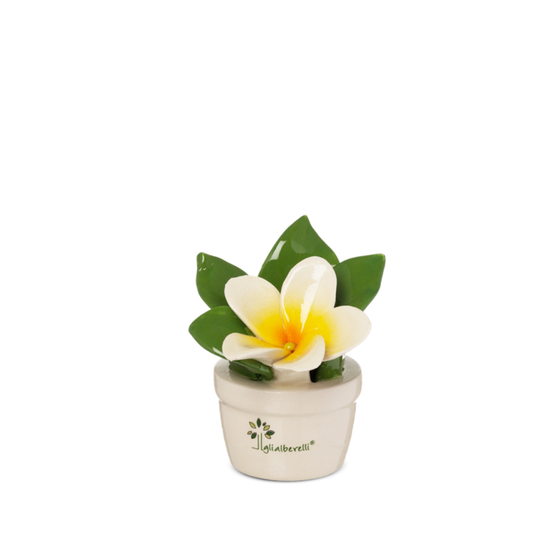 PROFUMINA FRANGIPANE GLI ALBERELLI | in ceramica di Capodimonte vari colori | Ø9x10cm