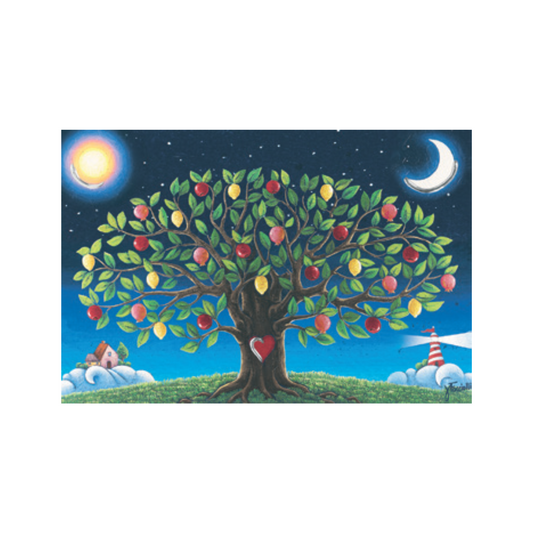 QUADRETTO L'ALBERO DELLA VITA ESTEGO | in legno | 10x15cm