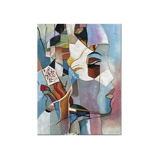 QUADRO ANDROID AMBIENTI GLAMOUR | olio su tela con led | 90x120cm